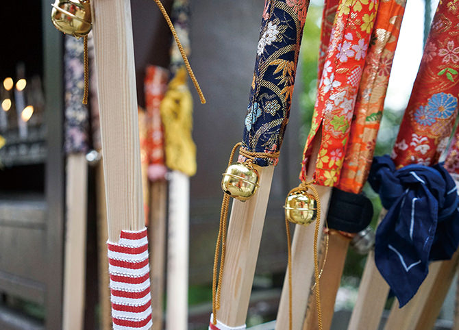 The sound of the bells of Shikoku pilgrims