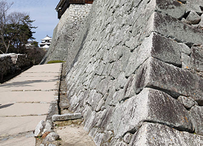 The trail to Matsuyama Castle