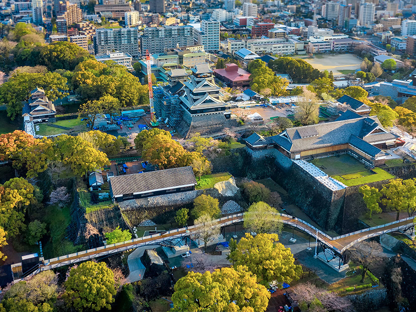 Kumamoto Castle Special Observation Path (Kumamoto City, Kumamoto Prefecture)